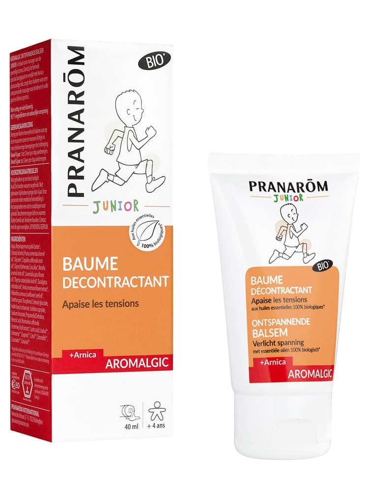 Pranarôm Aromalgic Baume Enfant Bio (Eco) Massage Décontractant Croissance et Activité Physique Intense 40 ml
