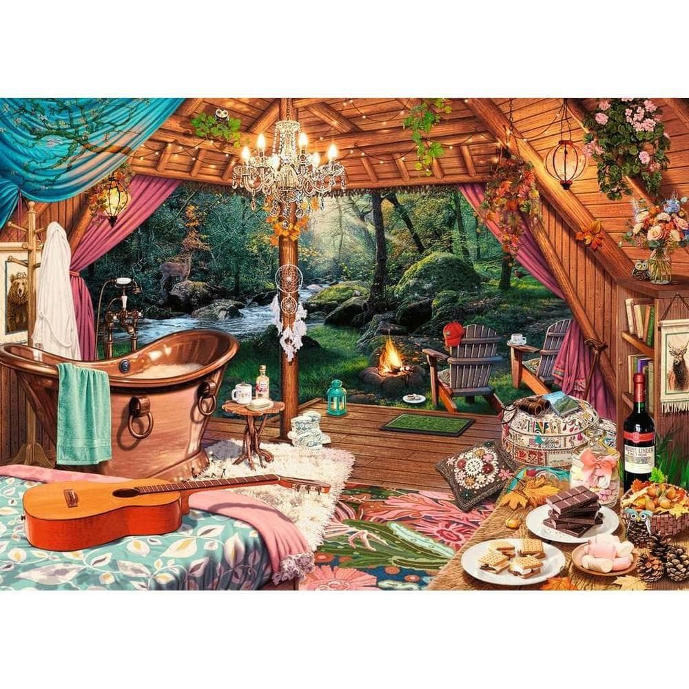 Puzzle 500 pièces XXL : Glamping Douillet